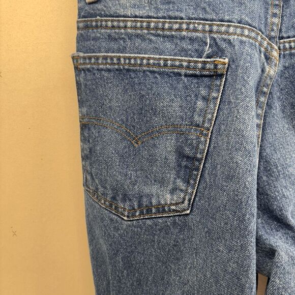 Vintage Levi's 517 Jeans Size 30x31 Flare USA Made 80s Whisker Fade Orange Tab - Picture 4 of 14